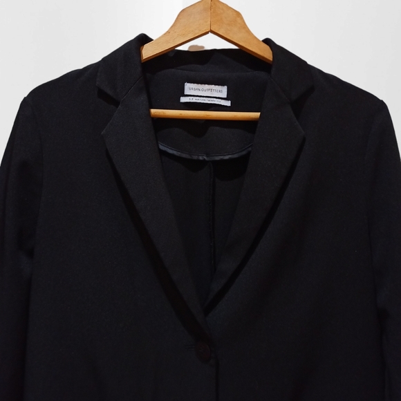 Urban Outfitters Women's Black Stripe Blazer - Picture 14 of 16